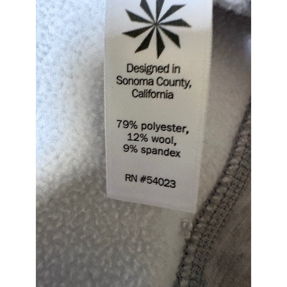 Athleta Women's Gray Funnel Neck Pullover Sweatshirt Heathered Gray | XS - Picture 3 of 3